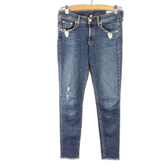 Rag & Bone Skinny Distressed Jeans size 27 - Picture 1 of 5